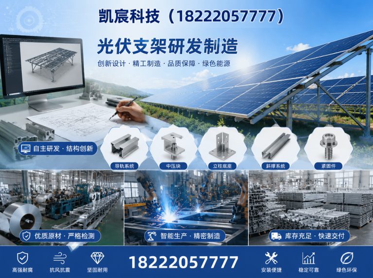 河西区光伏支架研发制造展示图